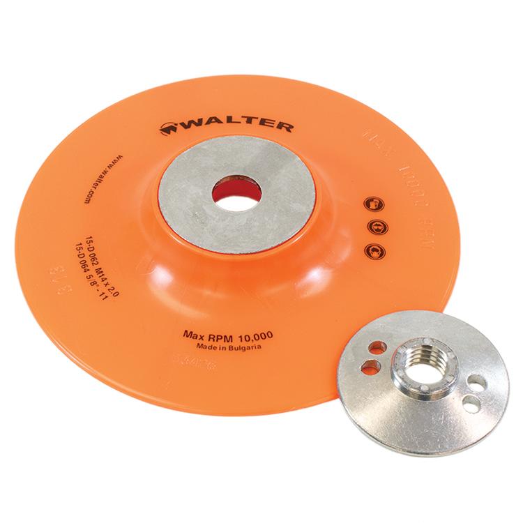 6" BACKING PAD , 5/8"-11 - Fuline Welding Supplies