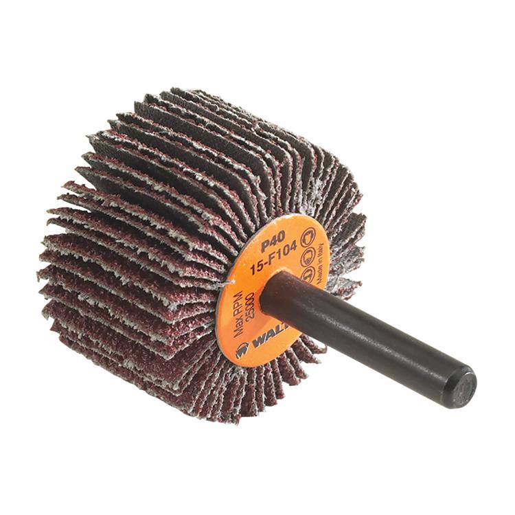 1-1/2X1X40 FLAP WHEEL PKG 10 - Fuline Welding Supplies