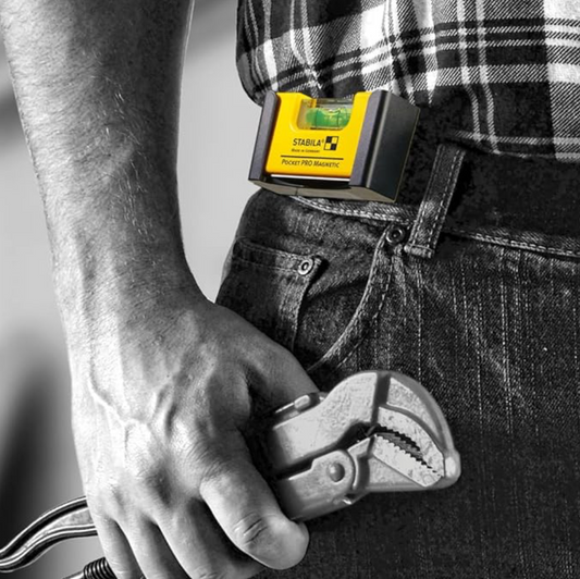 STABILA MAGNETIC POCKET LEVEL - Fuline Welding Supplies