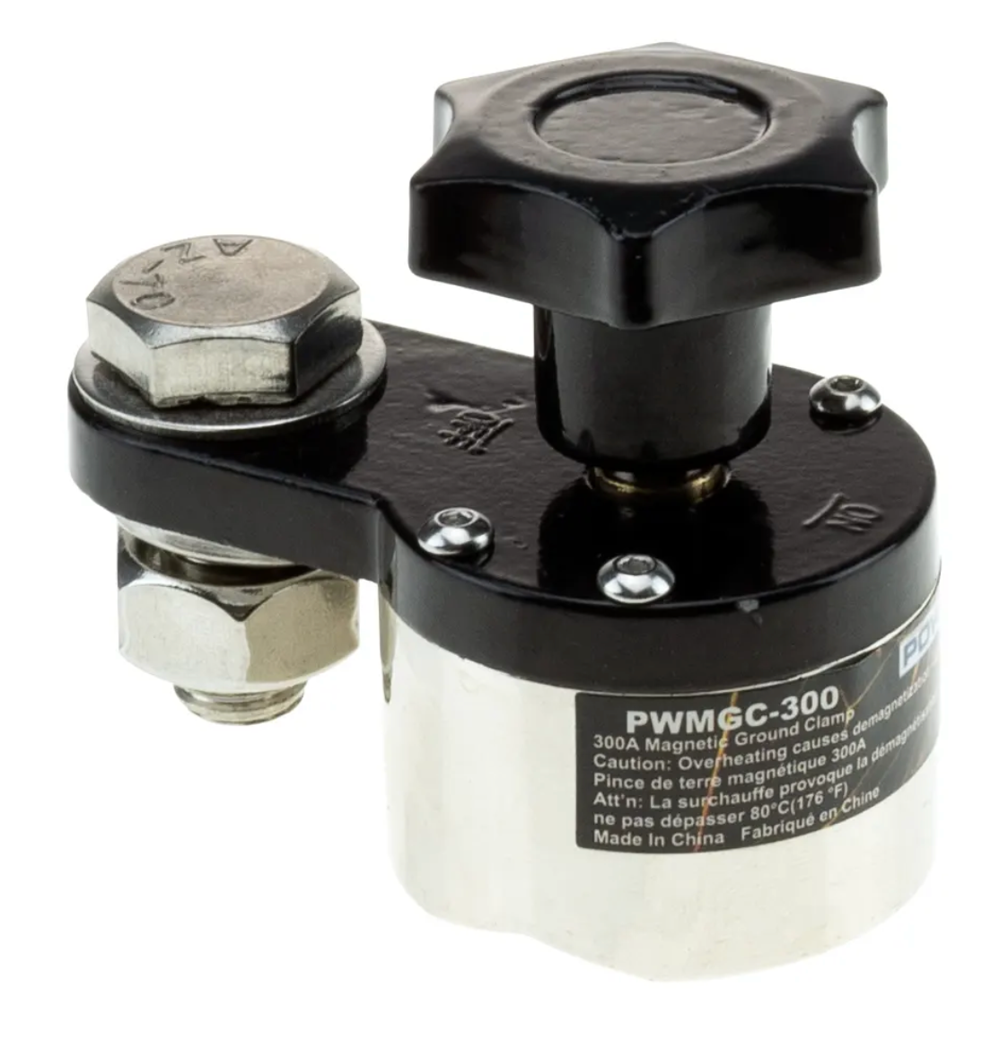 POWERWELD MAGNETIC GROUND CLAMP SWITCHABLE - Fuline Welding Supplies