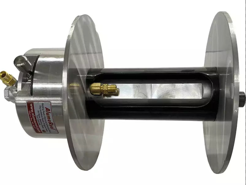 ALUMAREEL 10 INCH PROPANE HOSE REEL 1/4" LH B SIZE FITTING - Fuline Welding Supplies
