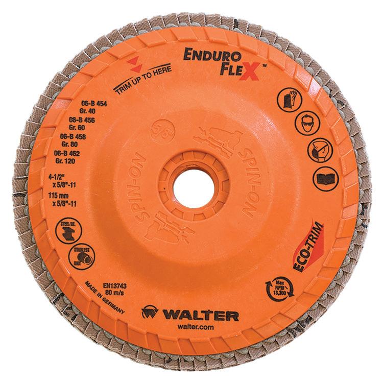 4-1/2 GR80 ENDURO-FLEX, SPIN-ON PKG 10 - Fuline Welding Supplies
