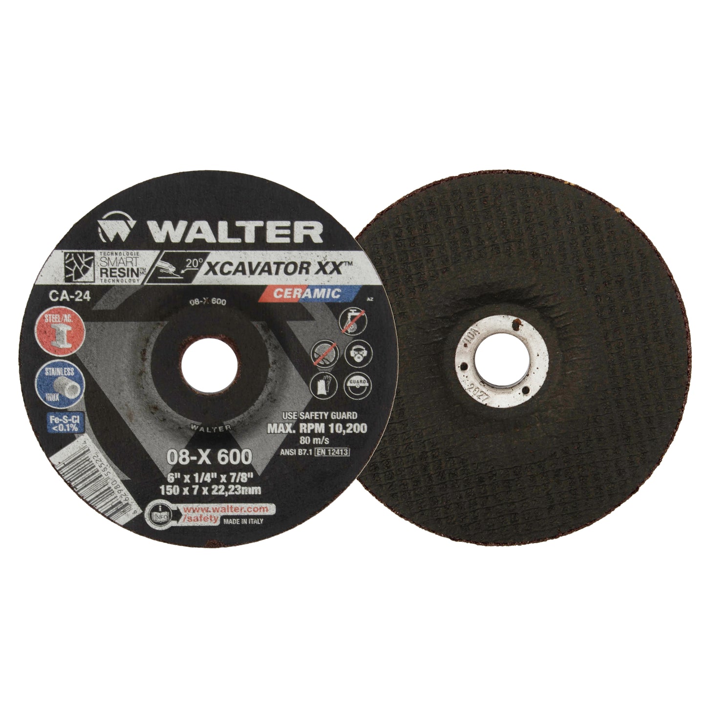 6'' X 1/4'' X 7/8'' XCAVATOR XX PKG 10 - Fuline Welding Supplies
