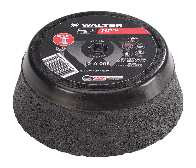 6" CUP WHEEL FOR STEEL - Fuline Welding Supplies