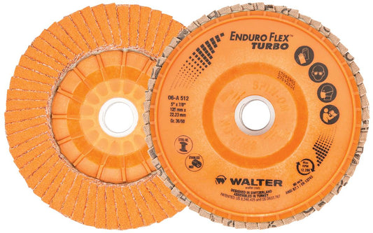 ENDURO-FLEX TURBO 5X7/8" GR36/60 PKG 10 - Fuline Welding Supplies