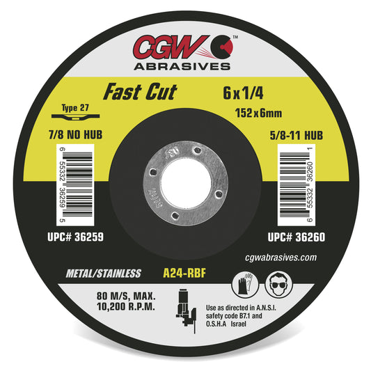 CGW GRINDING WHEEL- Fuline Welding Supplies