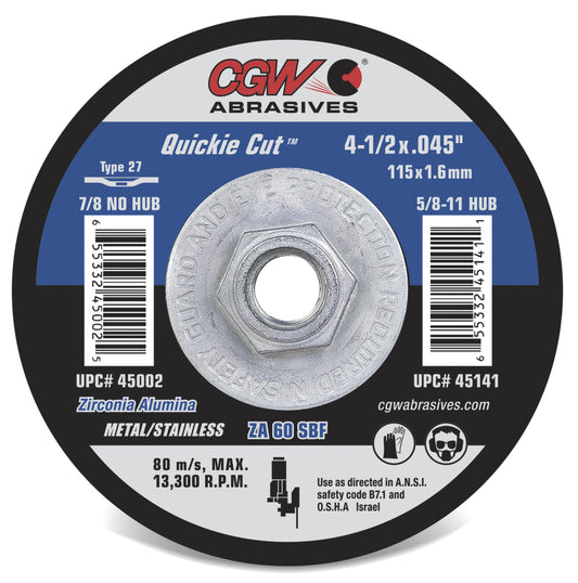 CGW CUT-OFF WHEEL- Fuline Welding Supplies
