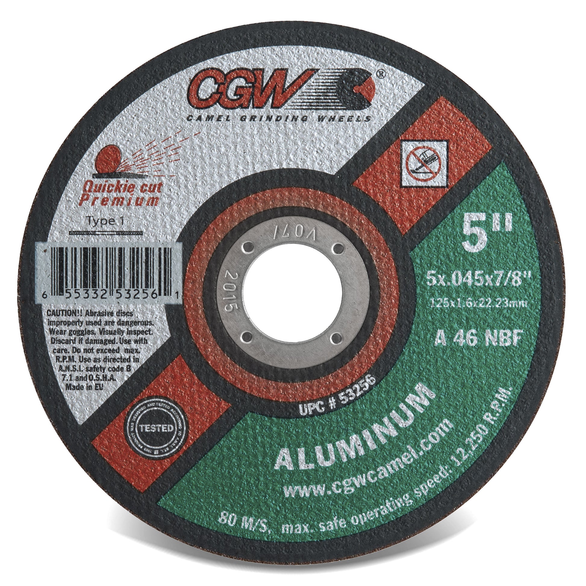 CGW ALUMINUM CUT-OFF WHEEL- Fuline Welding Supplies