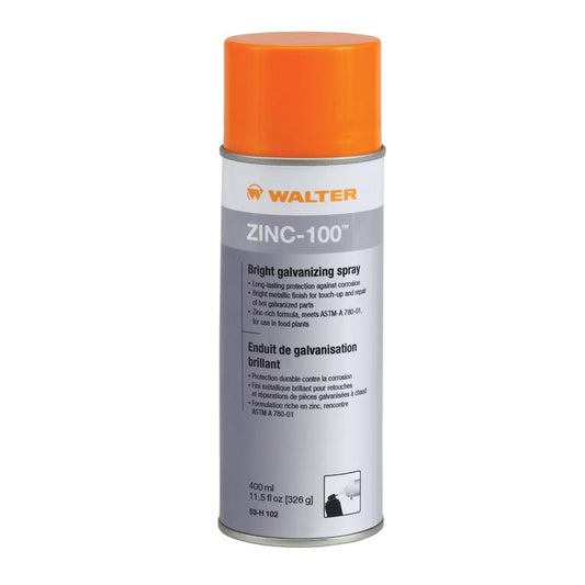 ZINC-100 SPRAY/326G 12/CASE - Fuline Welding Supplies