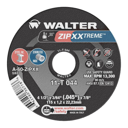4-1/2X3/64 ZIP XXTREME WHEELS PKG 25 - Fuline Welding Supplies