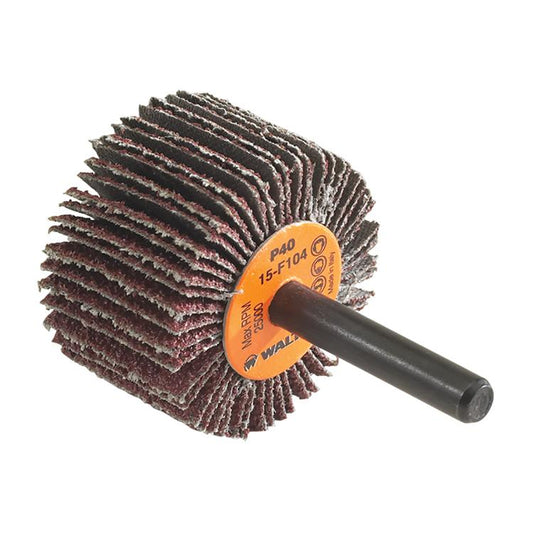 1-1/2X1X40 FLAP WHEEL PKG 10 - Fuline Welding Supplies
