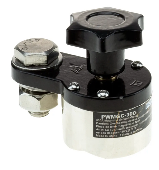 POWERWELD MAGNETIC GROUND CLAMP SWITCHABLE - Fuline Welding Supplies