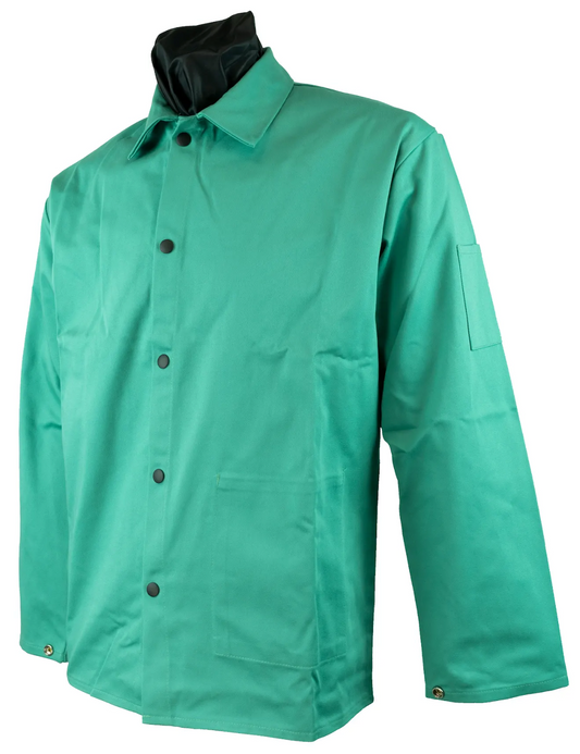 POWERWELD 9OZ FR COTTON JACKET - Fuline Welding Supplies