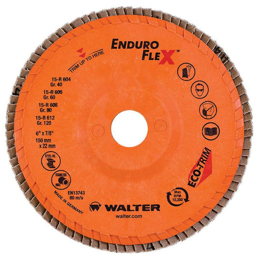 6" GR40 ENDUROFLEX DISC PKG 10 - Fuline Welding Supplies