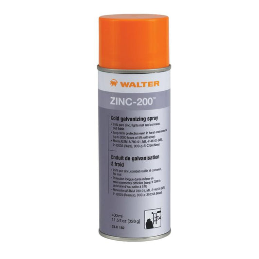ZINC-200 AEROSOL/326G 12/CASE - Fuline Welding Supplies