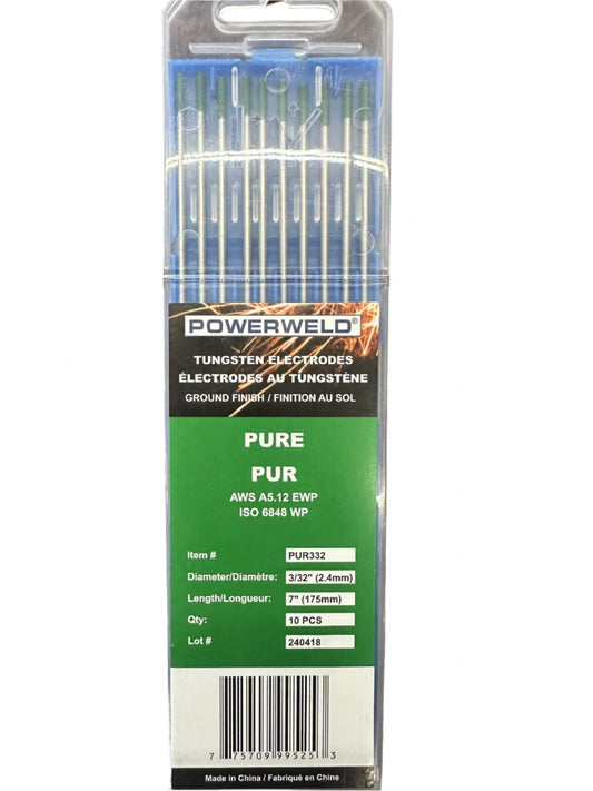 POWERWELD PURE TUNGSTEN - Fuline Welding Supplies