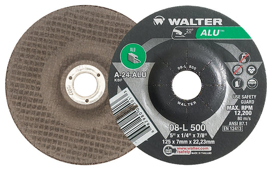 5X1/4 A24ALU GR WHEELS PKG 25 - Fuline Welding Supplies