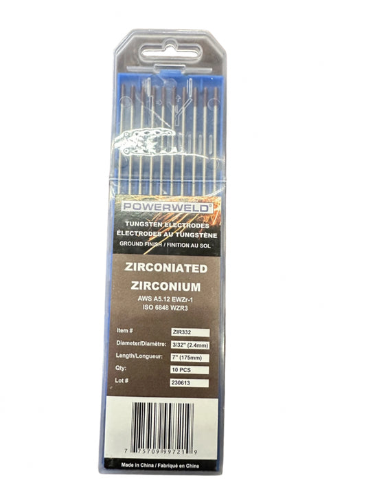 POWERWELD ZIRCONIATED TUNGSTEN - Fuline Welding Supplies